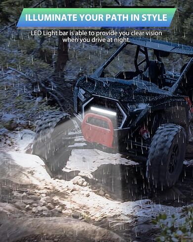 Front Grill with LED Light Bar for Polaris RZR PRO XP/PRO R/PRO S 2025, UTV PP Mesh Grille with Spotlight for RZR PRO Accessories, Replace OEM #5465595-070, #5459950-070 in Saudi Arabia