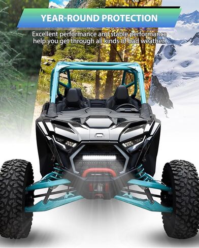 Front Grill with LED Light Bar for Polaris RZR PRO XP/PRO R/PRO S 2025, UTV PP Mesh Grille with Spotlight for RZR PRO Accessories, Replace OEM #5465595-070, #5459950-070 in Saudi Arabia