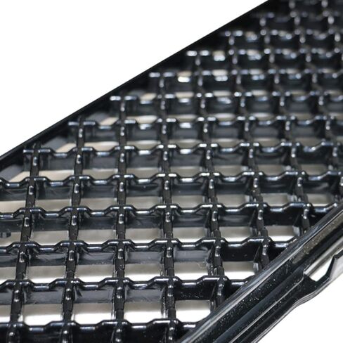 Front Bumper Grille Hood Mesh Grill Compatible with 2001 2002 2003 2004 2005 Lexus IS300 Altezza JDM 3D Diamond Style ABS Plastic Guard Replacement Glossy Black in Saudi Arabia