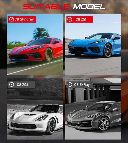 Black Aluminum C8 Side Intake Grille Guard Mesh Fit for Corvette C8 Stingray Z51 2020-2025 2PCS Side Intake Grille Guard Set Front Bumper Grille Grill Cover in Kuwait