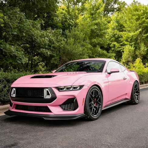 Front Bumper Grill With LED For Ford Mustang 2024-2025 GT Ecoboost S650 Gloss Black Intake Grille Replace（Not Fit For Dark Horse version） in Kuwait