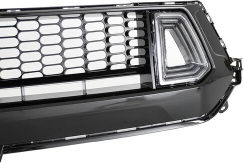 Front Bumper Grill With LED For Ford Mustang 2024-2025 GT Ecoboost S650 Gloss Black Intake Grille Replace（Not Fit For Dark Horse version） in Kuwait