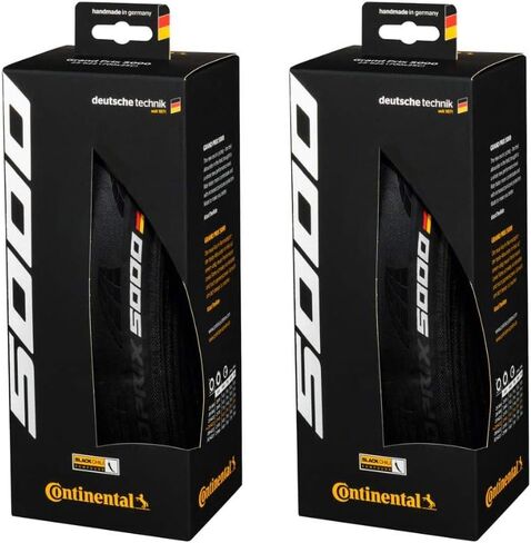 PAIR - Continental Grand Prix 5000 Fold Tire 700x28c Black/Transparent Road 700c in Saudi Arabia