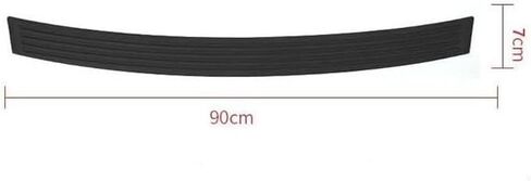 Car Rear Bumper Protector for Porsche Macan 1 (I) 95B I 2014-2024, Rubber Anti-Scratch Trunk Rear Bumper Guard for Cars Trunk Door Sill Guard Strip Accessories in Kuwait