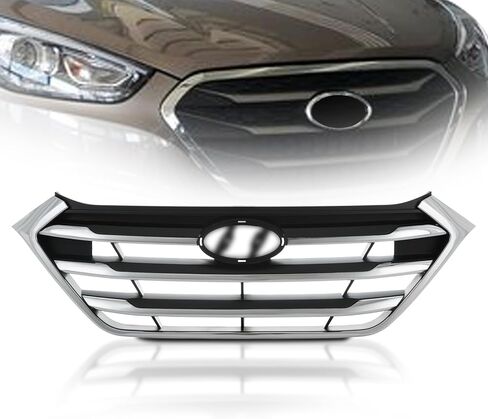 KARPAL Front Upper Grille Grill Compatible with 2016 2017 2018 Hyundai Tucson Grey Factory Style 86350D3000 in Saudi Arabia