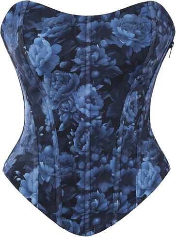 Scarlet Darkness Corset Tops for Women Renaissance Floral Bustier Western Concert Going Out Top in Saudi Arabia