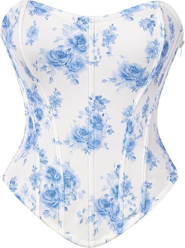 Scarlet Darkness Corset Tops for Women Renaissance Floral Bustier Western Concert Going Out Top in Saudi Arabia