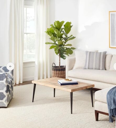 Handwoven Wool Area Rug - Hand Woven Natural Carpet Rugs- Bedroom Living Room Dining Room (Ivory- 6'x9') in Saudi Arabia