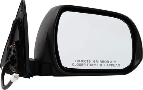 مرآة جانبية للسائق متوافقة مع 2008-2013 Toyota Highlander 5Pins مع زجاج كهربائي ساخن يدويًا قابل للطي باللون الأسود ومرايا الرؤية الجانبية اليسرى استبدال TO1320246 in Kuwait