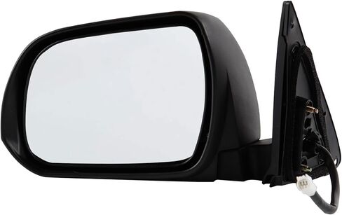 مرآة جانبية للسائق متوافقة مع 2008-2013 Toyota Highlander 5Pins مع زجاج كهربائي ساخن يدويًا قابل للطي باللون الأسود ومرايا الرؤية الجانبية اليسرى استبدال TO1320246 in Kuwait