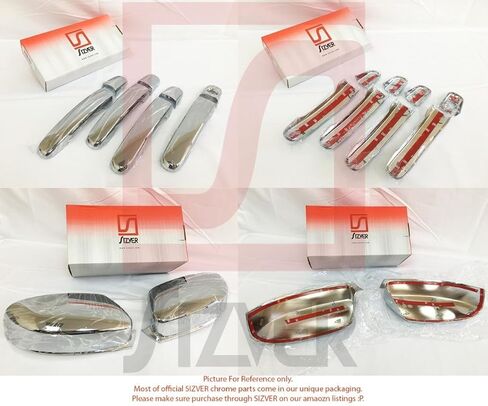 Sizver Chrome Door Mirror Covers for 2006-2011 Ford Fusion in Saudi Arabia
