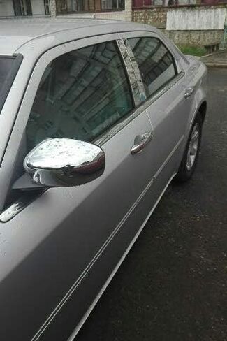 Chrome Mirror Cover Trims Kits Fit for 2005 2006 2007 2008 2009 2010 Chrysler 300/300C Dodge 2005-2010 Magnum Charger in Kuwait