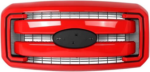 مجموعة شواية أمامية MIC متوافقة مع 2011-2016 Ford F250 F350 F450 F-250 F-350 F-450 Super Duty Lariat (كروم) in Kuwait