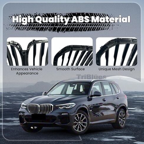 G05 Grill ABS Gloss Black Front Bumper Kidney Grille Compatible with 2019 2020 2021 2022 2023 BMW X5 G05 Double Slats in Saudi Arabia
