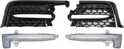 Front Bumper Grille Fog Light Set for 2020-2022 Toyota Corolla SE XSE, Primed in Kuwait