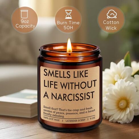 شمعة ميراكو، هدايا الطلاق للنساء، هدايا الانفصال للنساء والرجال - الانفصال، ديكورات حفلات الطلاق - ابتهج، هدايا مضحكة للمرأة المطلقة حديثًا، الأخت المطلقة للتو، أفضل صديق لها in Kuwait