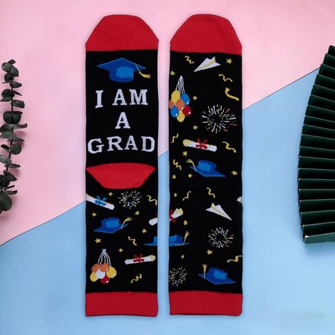 Funny Graduation Socks Class of 2026 - If You Can Read This I Am Grad Gifts for Her Him, Senior 2026 Gifts for Women Men Graduation, High School College Nursing Graduate Presents, Middle School Sock in Kuwait