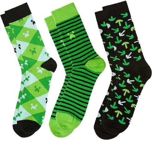 Minecraft Socks 3 Pack in Saudi Arabia
