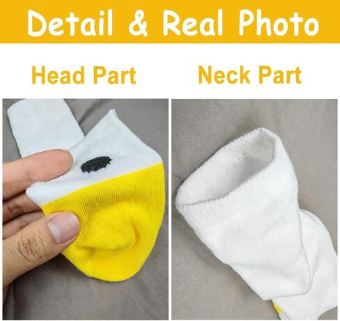 2 Pairs Funny Goose Socks Creative White Duck Socks Unisex Novelty Silly Animal Casual Cotton Sock Gifts for Women Men Boys Girls Costume in Kuwait