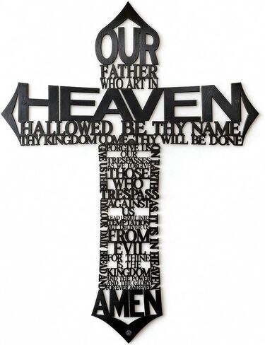 ديكور حائط متقاطع معدني كبير من Sinseike (أسود) in Kuwait