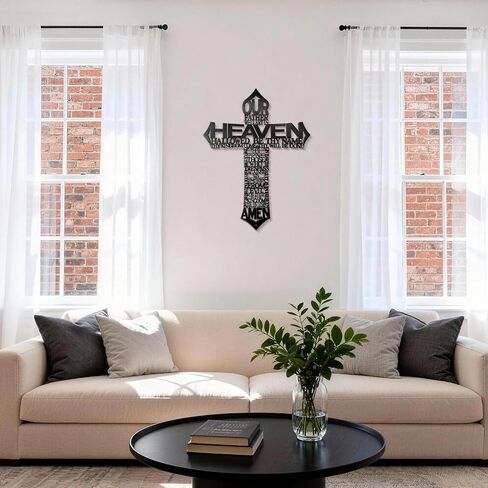 ديكور حائط متقاطع معدني كبير من Sinseike (أسود) in Kuwait