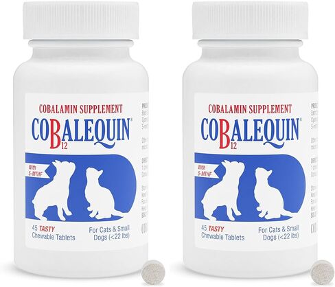 Nutramax Cobalequin B12 Supplement for Cats and Small Dogs, 45 Count (Pack of 1) in Saudi Arabia