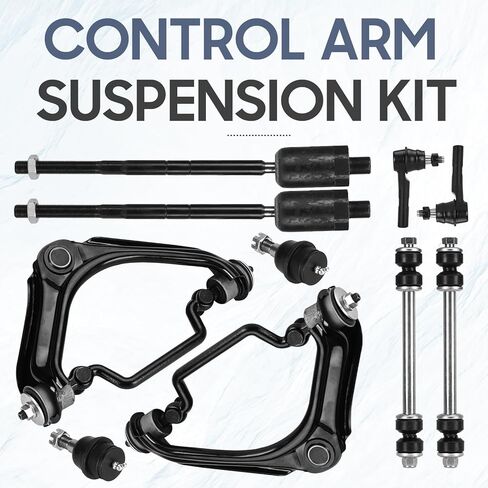 K620224 K620225 Front Upper Control Arm w/Ball Joint Fit for 2002 2003 Ford Explorer 2002 2003 Mercury Mountaineer -10pc Set in Saudi Arabia