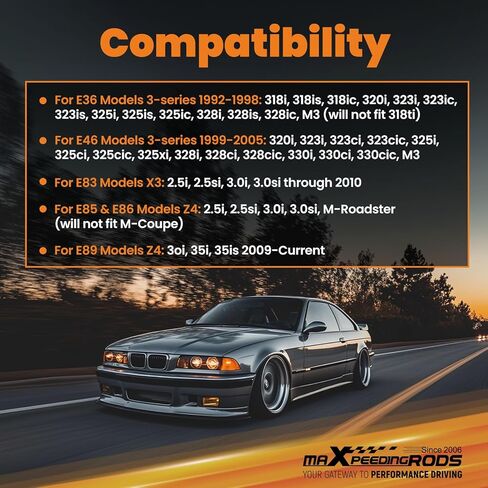 maXpeedingrods Adjustable Rear Lower Camber Arm for BMW E36 E46 3-Series E83 E85 E89 1992-2024, Upgraded PU Bushings Control Arms in Saudi Arabia