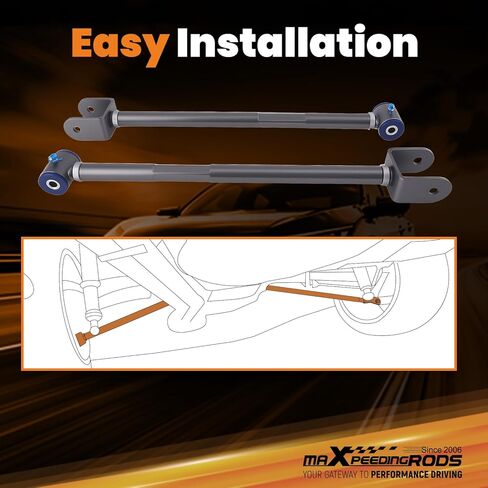 maXpeedingrods Adjustable Rear Lower Camber Arm for BMW E36 E46 3-Series E83 E85 E89 1992-2024, Upgraded PU Bushings Control Arms in Saudi Arabia