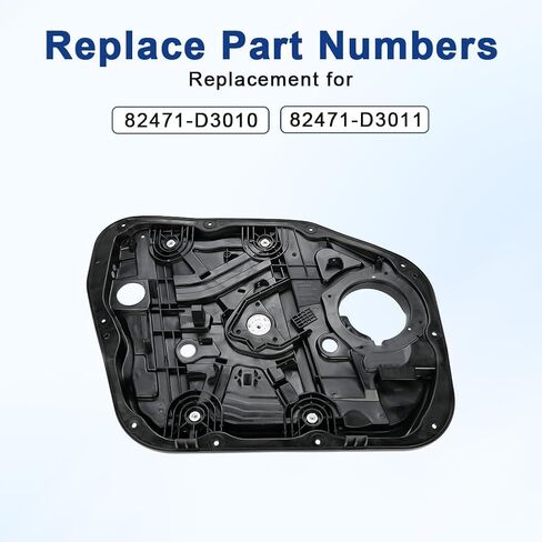 Front Left Driver Side Power Window Regulator Without Motor Compatible with Hyundai Tucson 2016 2017 2018 2019 2020 Replacement for 82471-D3011 82471-D3010 in Saudi Arabia