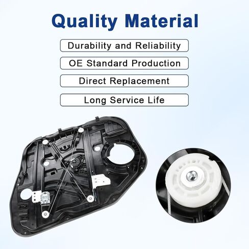 Front Left Driver Side Power Window Regulator Without Motor Compatible with Hyundai Tucson 2016 2017 2018 2019 2020 Replacement for 82471-D3011 82471-D3010 in Saudi Arabia