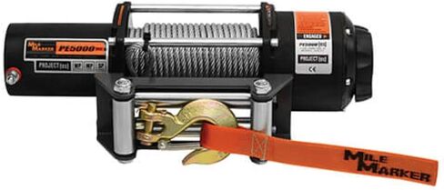 Mile Marker 77-50120W Winch PE5000 5000 lb. Pulling Capacity fits 1993 2000 Honda TRX300 FourTrax - Waterproof, 79′ of Steel Cable, All Metal Planetary Gearing, Aluminum Hawse Fairlead in Kuwait