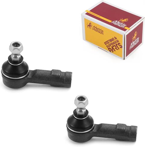Metrix Premium Chassis Parts - 2 PC Front Outer Tie Rod End Kit Fits 17-22 Mitsubishi Mirage G4, 16-17 i-MiEV, 86-02 Mirage, 14-22 Mirage, 89-91 Eagle Vista, Replacement ES3704, Made in Europe in Saudi Arabia