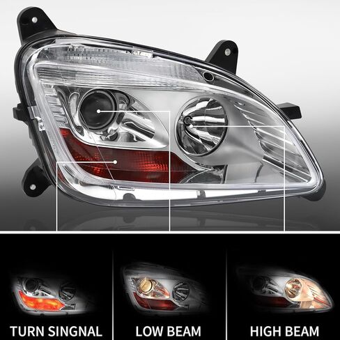 aostirmotor Right Halogen Headlights Fit for 2013-2020 Peterbilt 579 Class 8 Truck Front Headlamps Compatible with 2011-2018 Peterbilt 587 (Passenger Side) in Kuwait