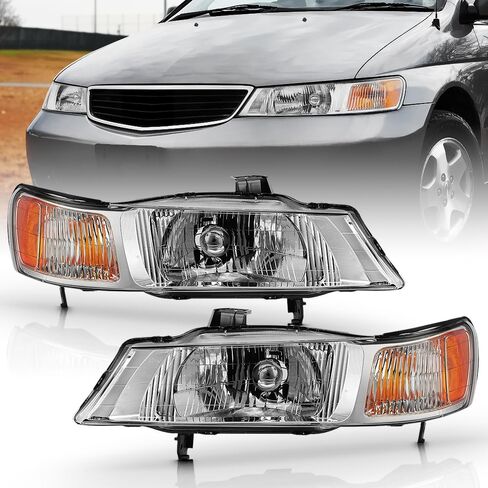 KEEKPO - For 1999 2000 2001 2002 2003 2004 Honda Odyssey Factory Style Headlights Headlamps Pair Replacement Left+Right in Saudi Arabia