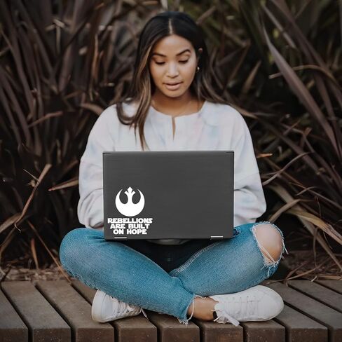 Rebellions are Built On Hope Sticker Decal Notebook Car Laptop 5.5"x5.5" (White) in Saudi Arabia