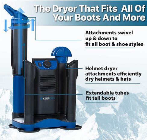 مجموعة مجفف الحرارة القسري KeepDry وقفازات فوق فتحة التهوية in Kuwait