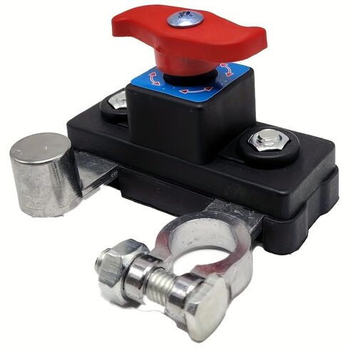 Heavy Duty Battery Disconnect Switch, 12-24V Master Isolator Cut-Off Compatible with Car, RV, Boat, Marine, ATV Power Management in Saudi Arabia