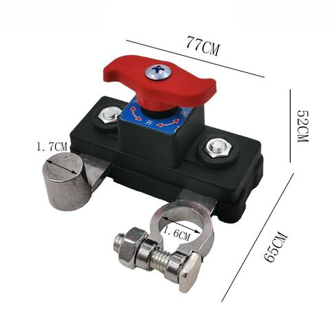 Heavy Duty Battery Disconnect Switch, 12-24V Master Isolator Cut-Off Compatible with Car, RV, Boat, Marine, ATV Power Management in Saudi Arabia