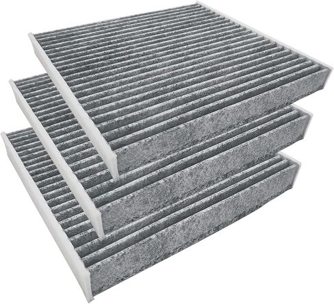NQF182 Cabin Air Filter for Honda Civic Clarity CR-V CR-Z Fit HR-V Insight Odyssey MDX TLX RDX INTEGRA(Carbon 3 Pack) in Kuwait