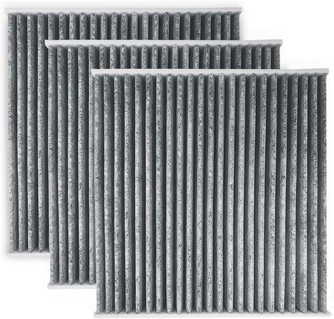 NQF182 Cabin Air Filter for Honda Civic Clarity CR-V CR-Z Fit HR-V Insight Odyssey MDX TLX RDX INTEGRA(Carbon 3 Pack) in Kuwait