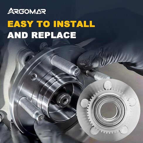 2-Pack 513346 Front Wheel Bearing and Hub Assembly Fit for 2015-2021 Ford Mustang, 5 Lugs w/ABS, 2-Pack in Kuwait