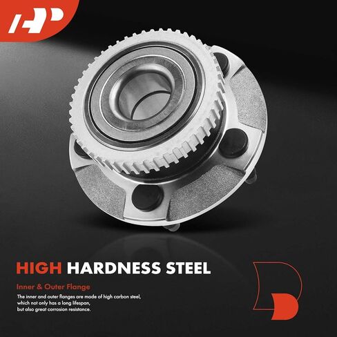 A-Premium Front Wheel Bearing and Hub Assembly with ABS Ring & 5-Lug Compatible with Ford Thunderbird 1991-1997, Lincoln Mark VIII 1992-1998, Mercury Cougar 1991-1997 in Saudi Arabia