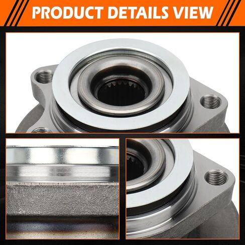 GAHA 513308X2 Front Wheel Hub and Bearing Assembly Compatible for Nissan Versa 2007 2008 2009 2010 2011; 4Lugs Non-ABS in Kuwait