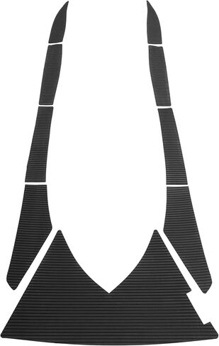 حصائر جر جت سكي متوافقة مع 2002-2009 Sea-Doo GTX 155/215/4 TEC/LTD/RXT/Wake Motorboat Floor Board Foot Pad Mat Kit بلاستيك EVA أسود in Kuwait