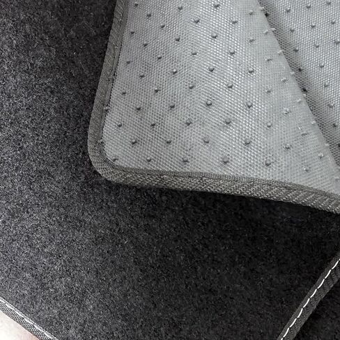 Peanuts Snoopy and Woodstock Car Floor Mats Set of 5 - Embroidered Carpet Front & Rear Universal Fit Non-Slip Mats with Air Freshener for Cars, SUVs, Trucks in Saudi Arabia