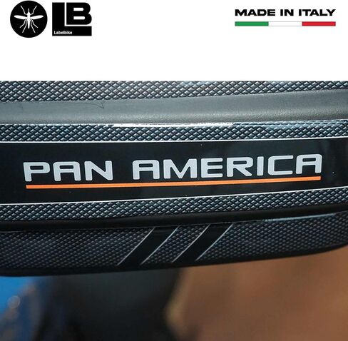 labelbike - 3D Stickers Motorcycle Handguards Protection and Decoration in Resin Compatible with Harley Davidson Pan America 2020-2022 Color Carbon Black in Kuwait