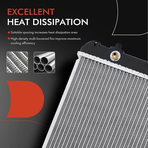 A-Premium Engine Coolant Radiator Assembly with Transmission Oil Cooler Compatible with Suzuki Grand Vitara 2001-2005, XL-7 XL7 2002-2003 in Saudi Arabia