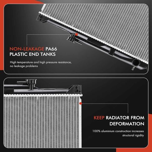 A-Premium Engine Coolant Radiator Assembly with Transmission Oil Cooler Compatible with Suzuki Grand Vitara 2001-2005, XL-7 XL7 2002-2003 in Saudi Arabia