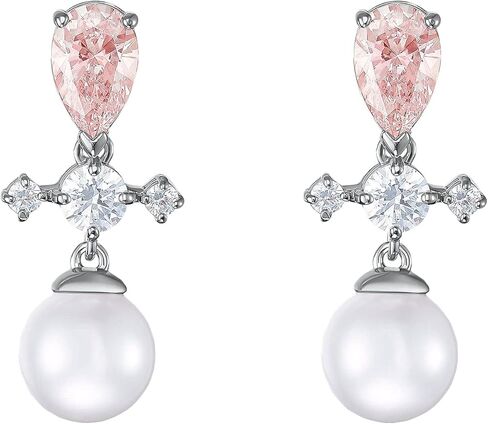 Swarovski Perfection Pierced Earrings Light Multi/Pink One Size in Saudi Arabia